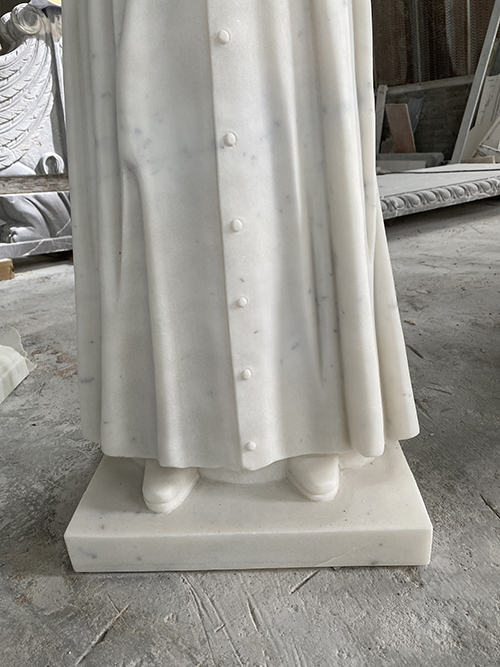 Guangxi white marble St. John Bosco statue