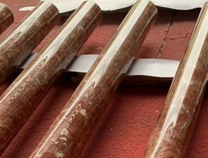 China red natural marble column/pillars