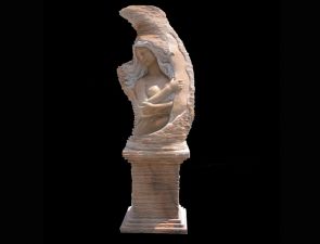 Stone blade cut arts for garden decoration
