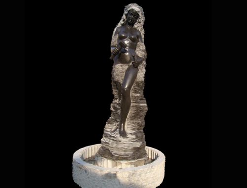 Natural Stone blade cut arts for outdoors decoration