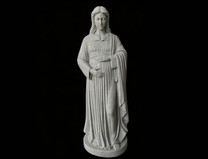 153cm high Pregnant Mary statue for outdoors usage